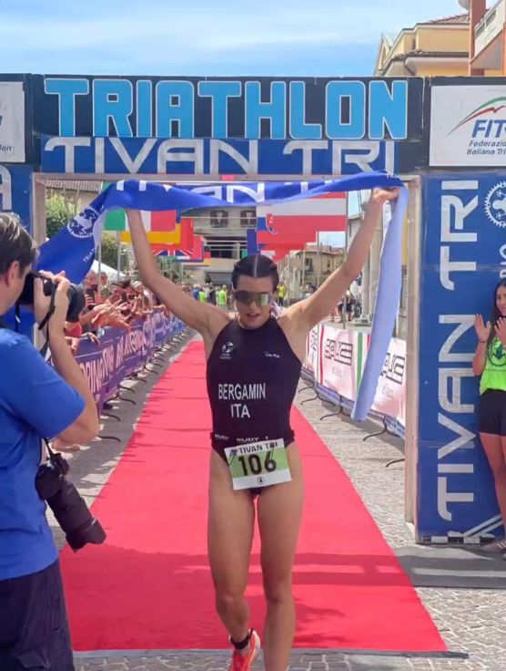 Lissone Triathlon 2026 Bergamin Giulia prima a Gravedona