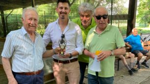Bocciofila premiazione Torneo Pietro Farina parco di Monza