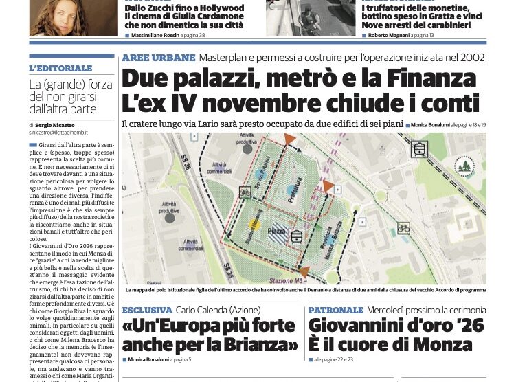 Il Cittadino Monza 18 giugno 2026