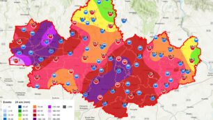 La quantità di pioggia a Monza e Brianza il 2 giugno 2026