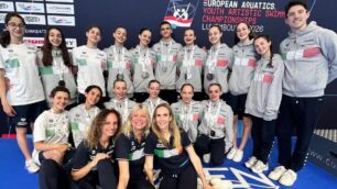 Seregno Nuoto artistico 2026 nel Lussemburgo (Foto Federnuoto)