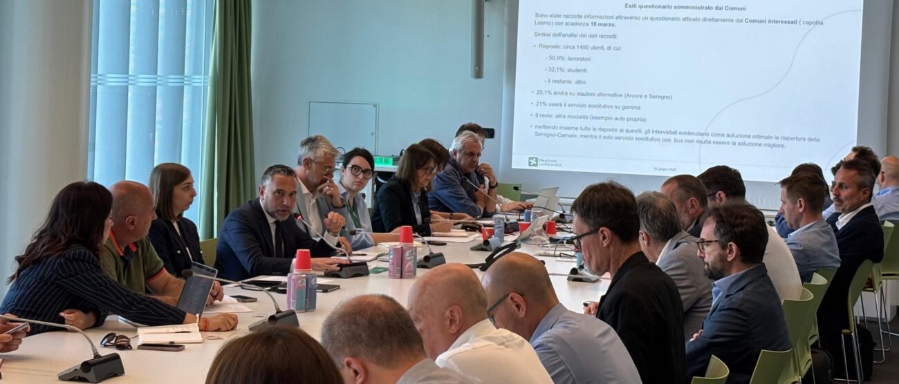 Treni assessore lucente tavolo Seregno-Carnate