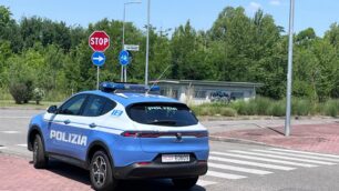 Una pattuglia della Polizia di Stato