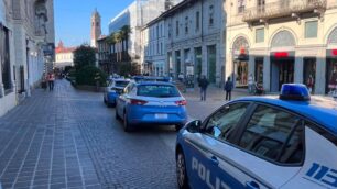 La Polizia di Stato in centro a Monza