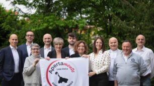 I rappresentanti della lista civica Apertamente di Bovisio