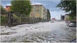 La grandinata di Cavenago