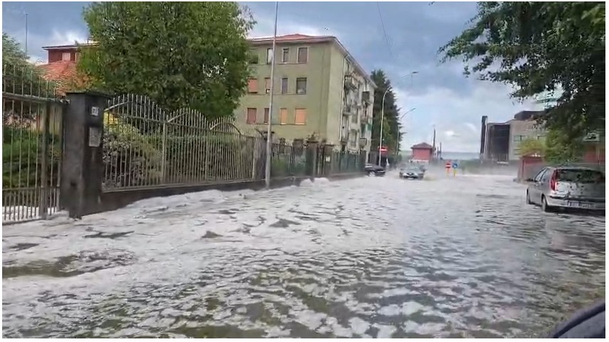 La grandinata di Cavenago