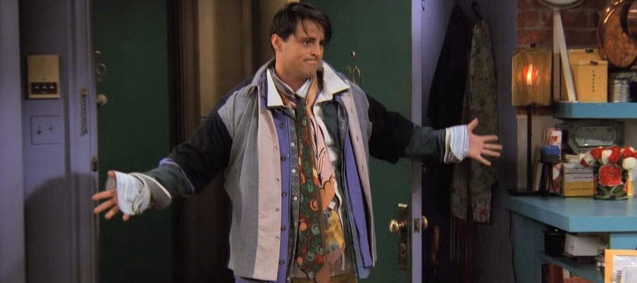 Una scena della serie tv Friends