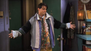 Una scena della serie tv Friends