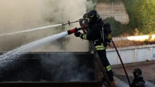 Limbiate Incendio Isola ecologica