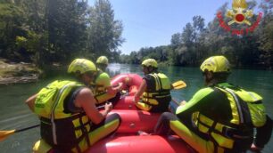 Le ricerche nell'Adda a Cornate
