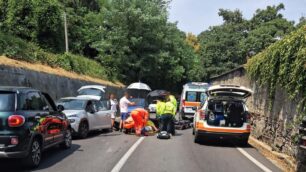Albiate incidente moto