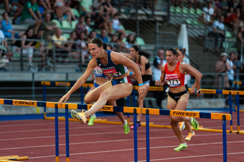 Atletica Assoluti Firenze Polzonetti 100 hs - foto Grana:Fidal