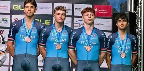 Ciclismo 2026 I.Mosè Borghi Pelizzoni Salus Seregno nel quartetto azzurro