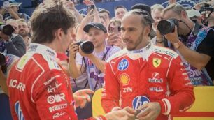 F1 Leclerc Hamilton