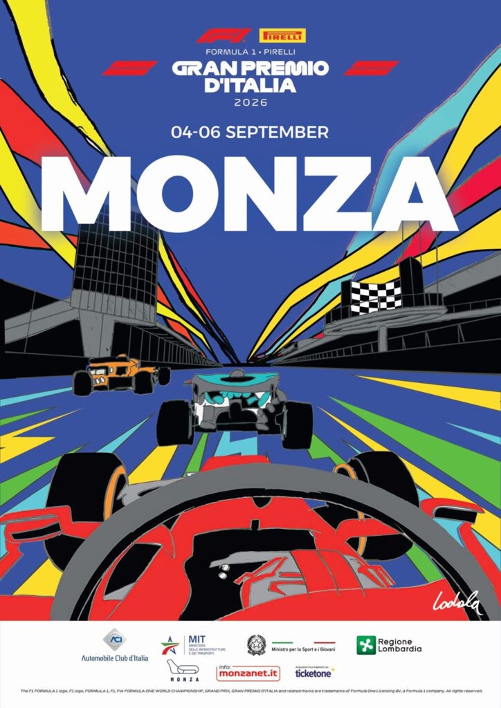 Gp Italia Monza 2026 manifesto Lodola