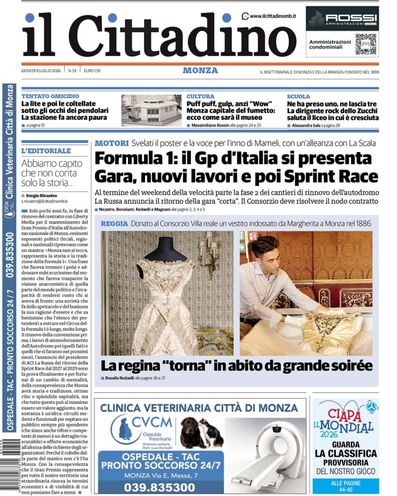 Il Cittadino Monza 09 luglio 2026