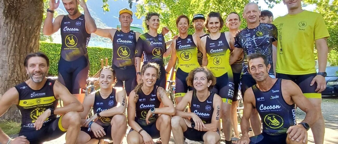 Lissone Triathlon 2026 Gruppo atleti a Lecco