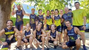 Lissone Triathlon 2026 Gruppo atleti a Lecco