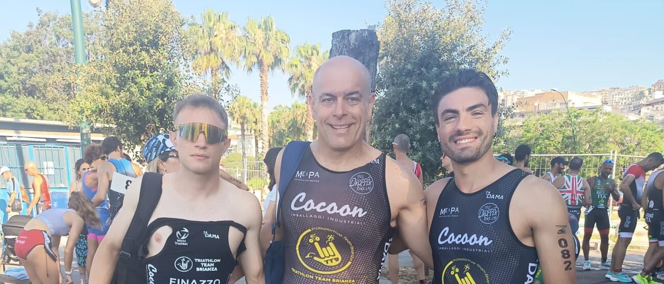 Lissone Triathlon 2026: Elia Finazzo, Luca Giorgini, Simone Piantadosi a Napoli