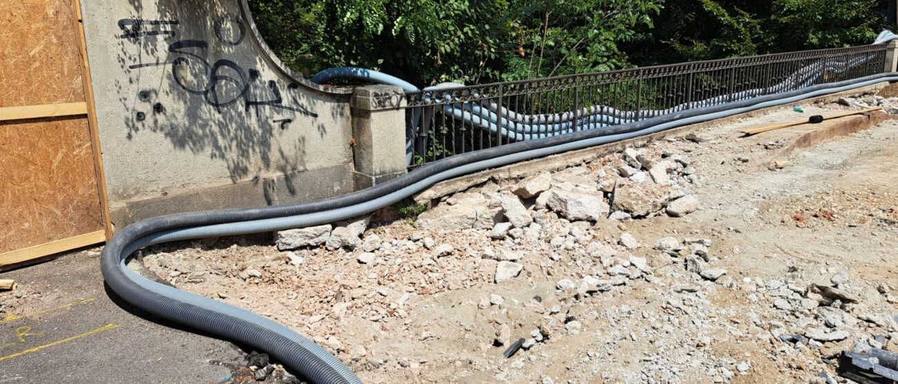 Monza lavori ponte via Zanzi