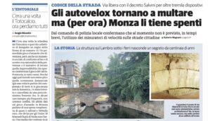 Prima pagina il Cittadino Monza 16 lug 2026