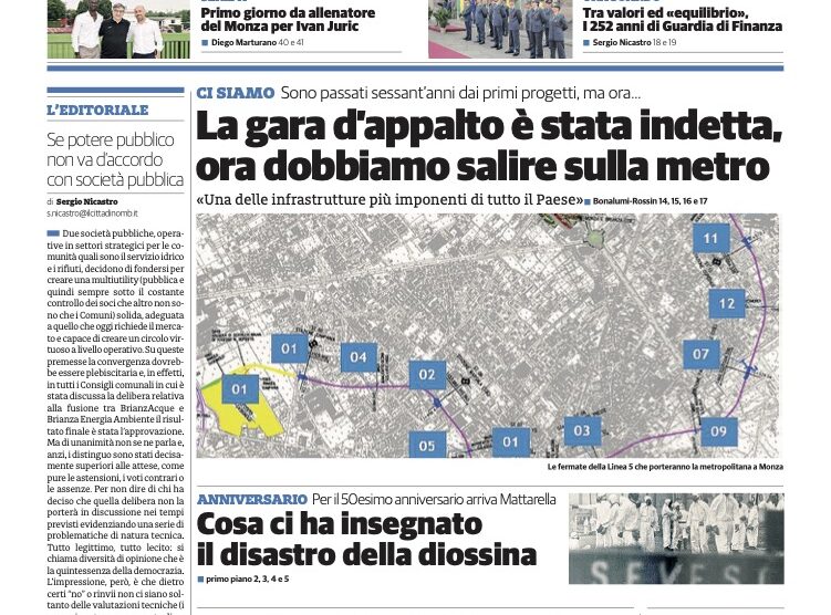 Prima il Cittadino Monza 2 luglio