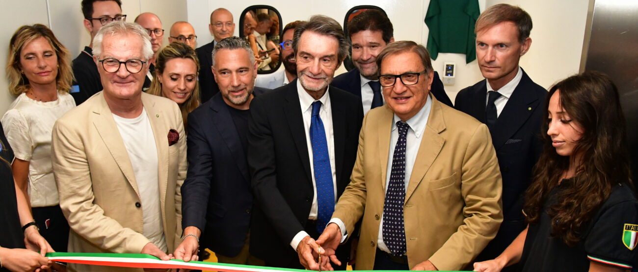 Protezione civile Lombardia sala operativa taglio nastro