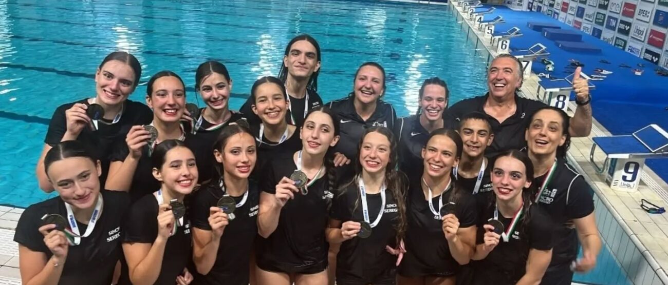 Seregno nuoto arftistico 2026 Gruppo sincronette a Riccione