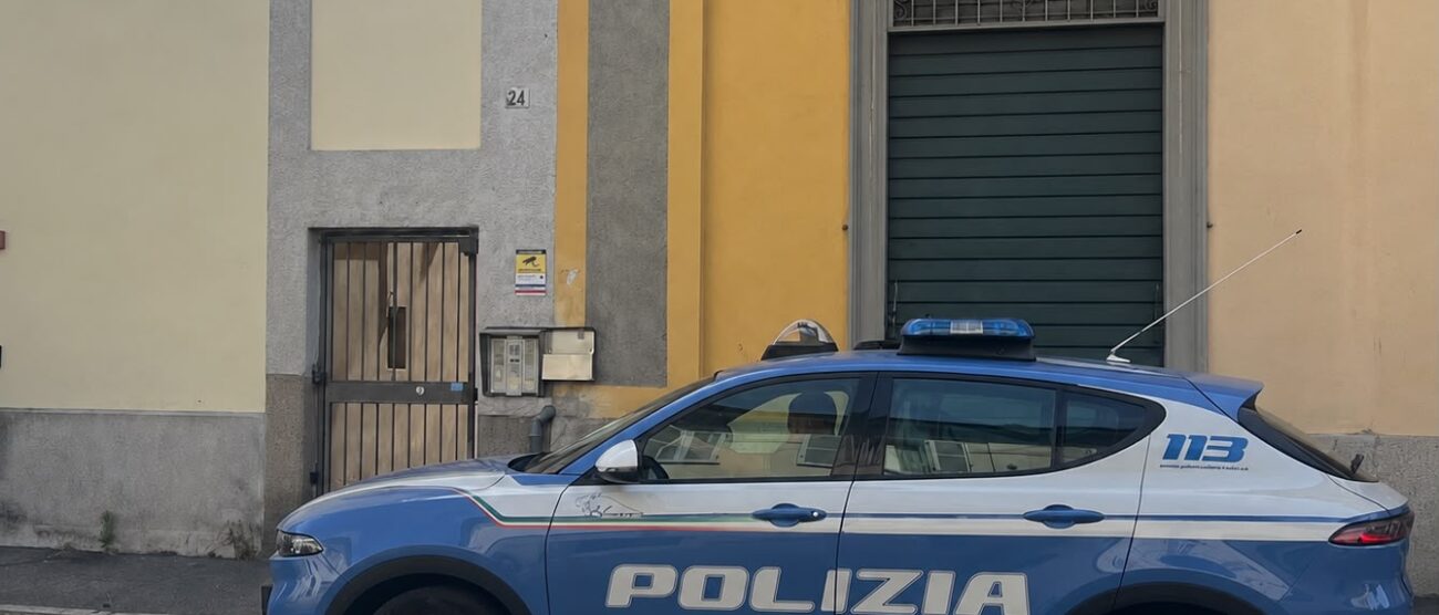 Una Volante della Polizia di Stato di Monza