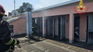 Barlassina 2026 Vigili del fuoco deposito incendio