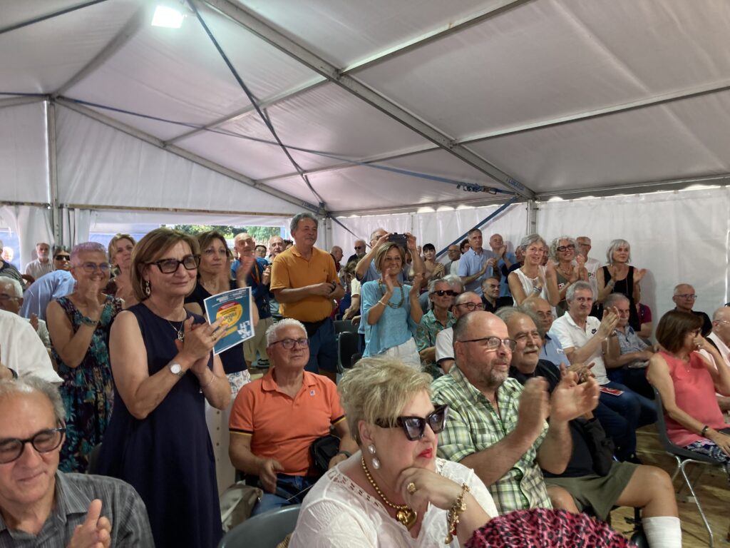 Pierluigi Bersani alla Festa dell'Unità di Monza