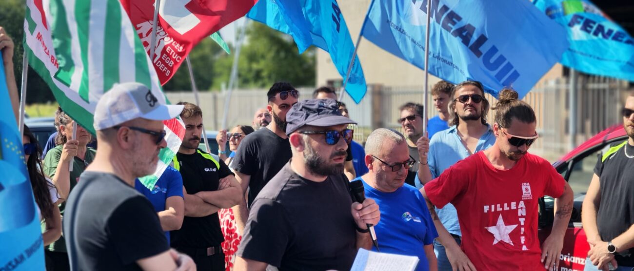 Sciopero alla Cleaf di Lissone