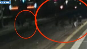 La scena dell'omicidio a Milano Certosa
