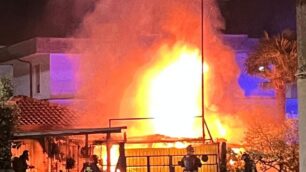 L'incendio di Concorezzo