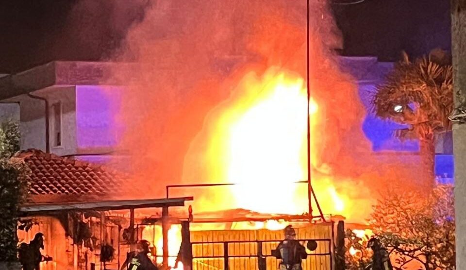 L'incendio di Concorezzo