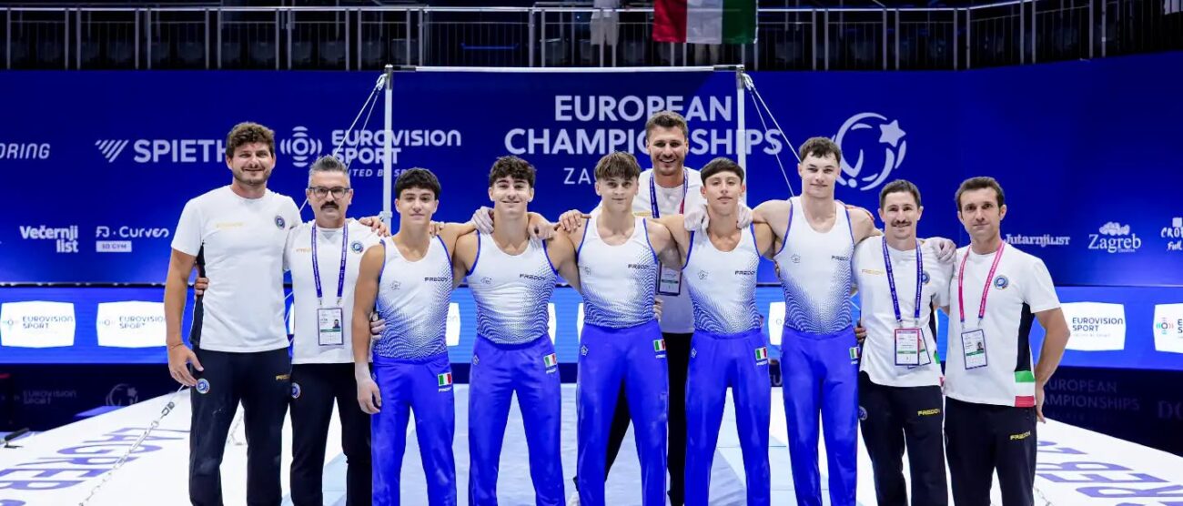 Ginnastica 2026 Squadra azzurra Cat.Junior con gli atleti brianzoli