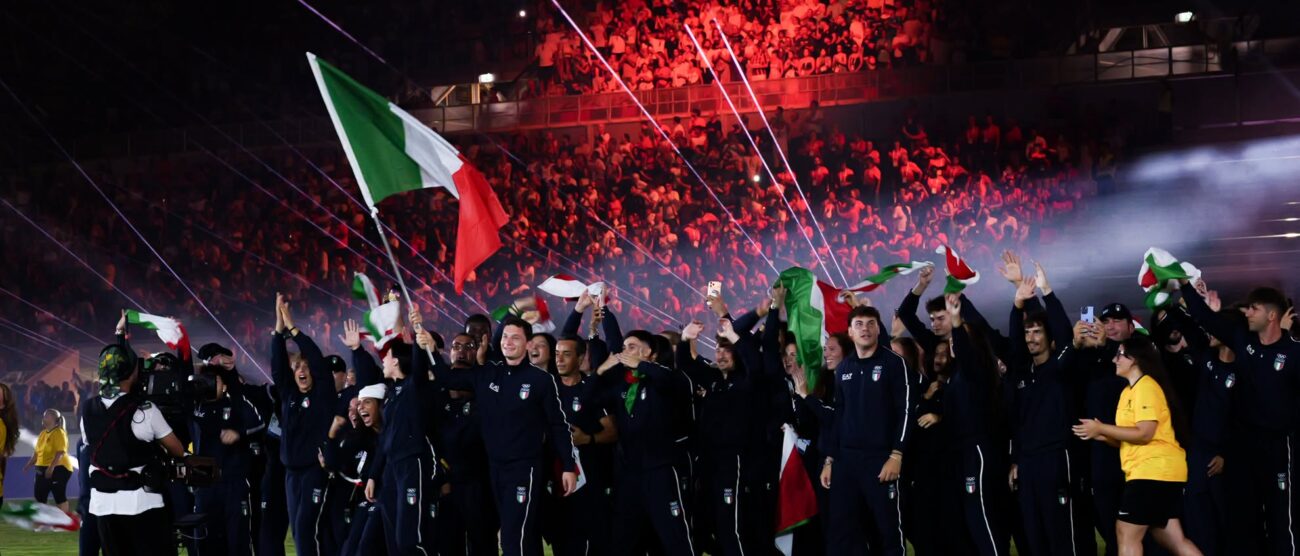 Giochi del Mediterraneo 2026 Taranto Tortu portabandiera