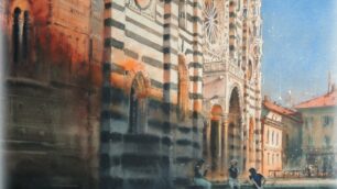 Monza acquerello Duomo