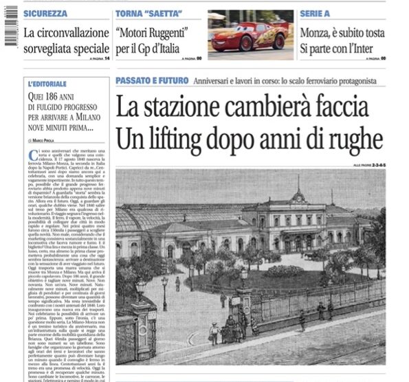 Il Cittadino Monza 20 agosto 2026