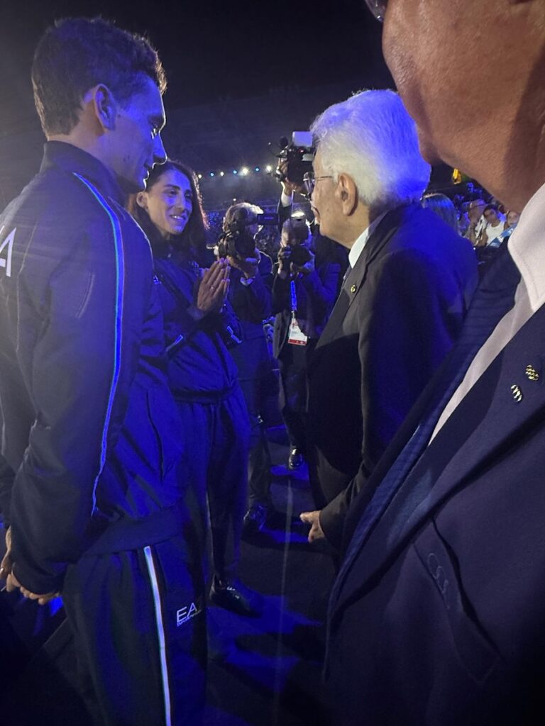 Taranto Tortu Testa Mattarella Giochi del Mediterraneo 2026