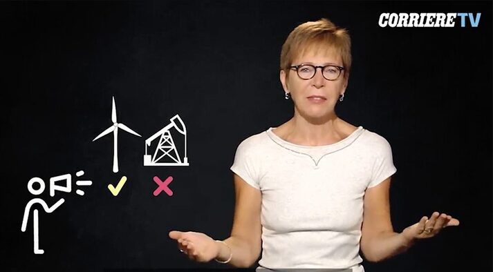 Milena Gabanelli a Dataroom del Corriere