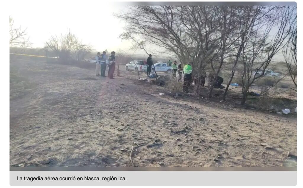 Incidente Perù foto notizia dal sito LaRepublica.pe