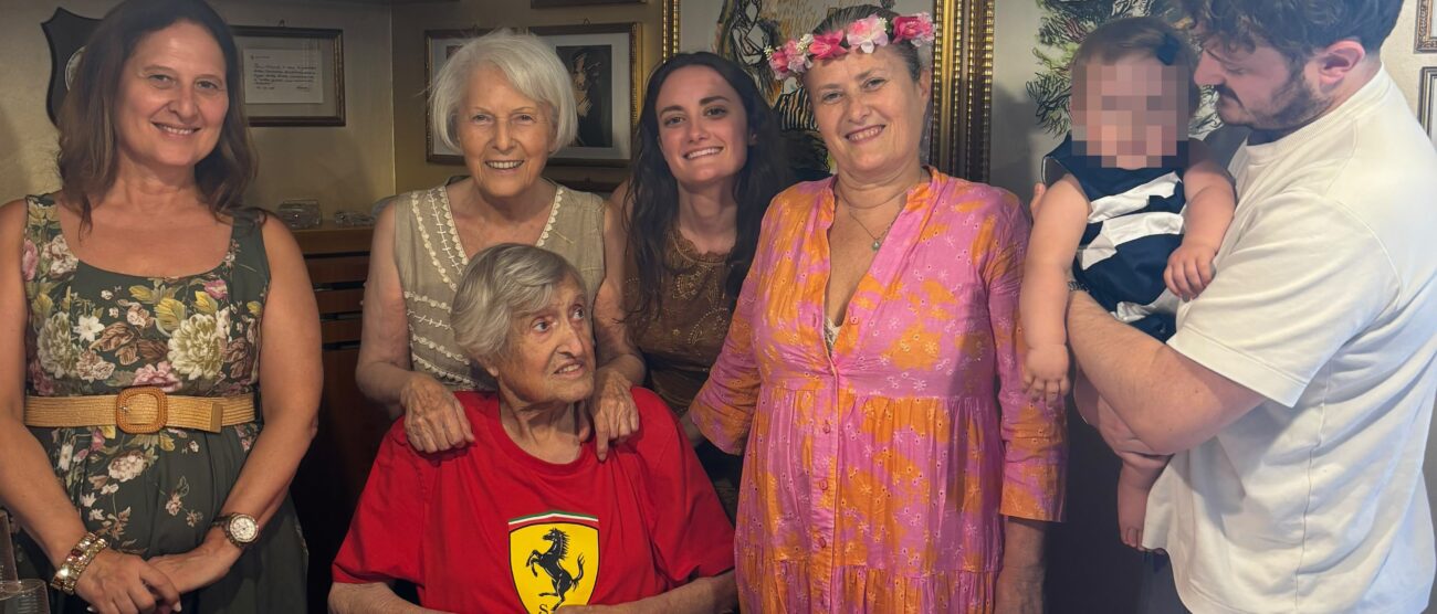 LIssone Edoardo Viscardi con la famiglia