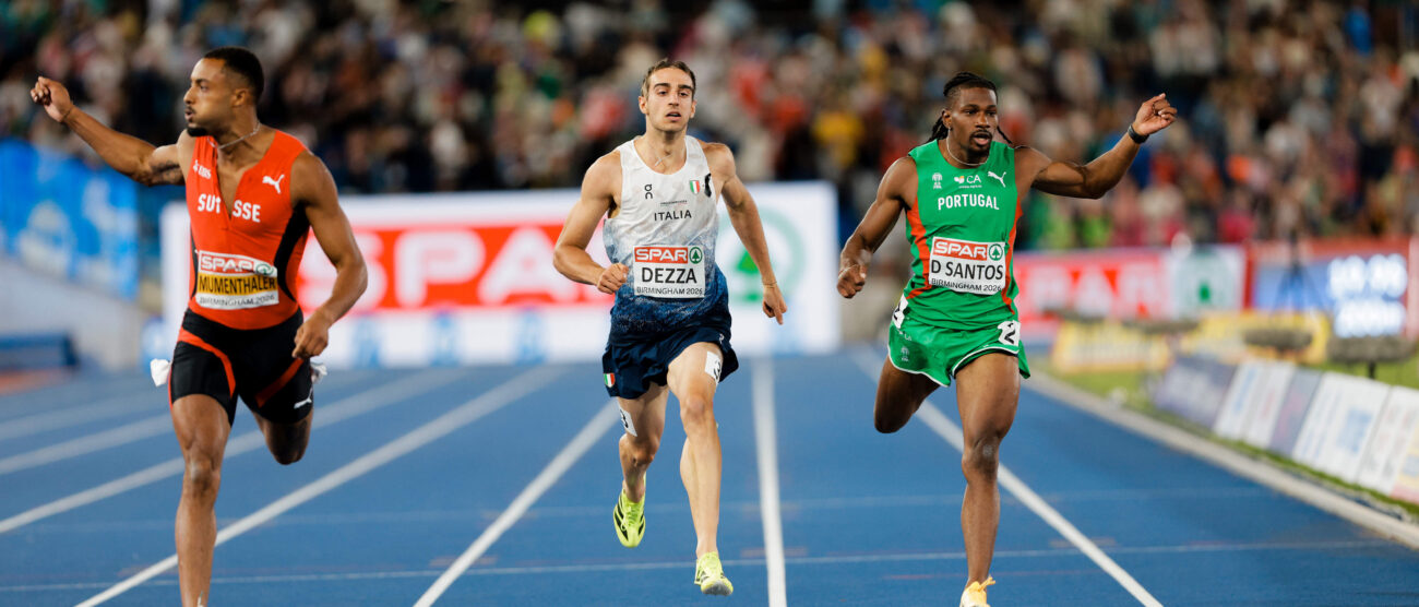 Atletica Filippo Dezza Europei Birmingham foto Grana/Fidal