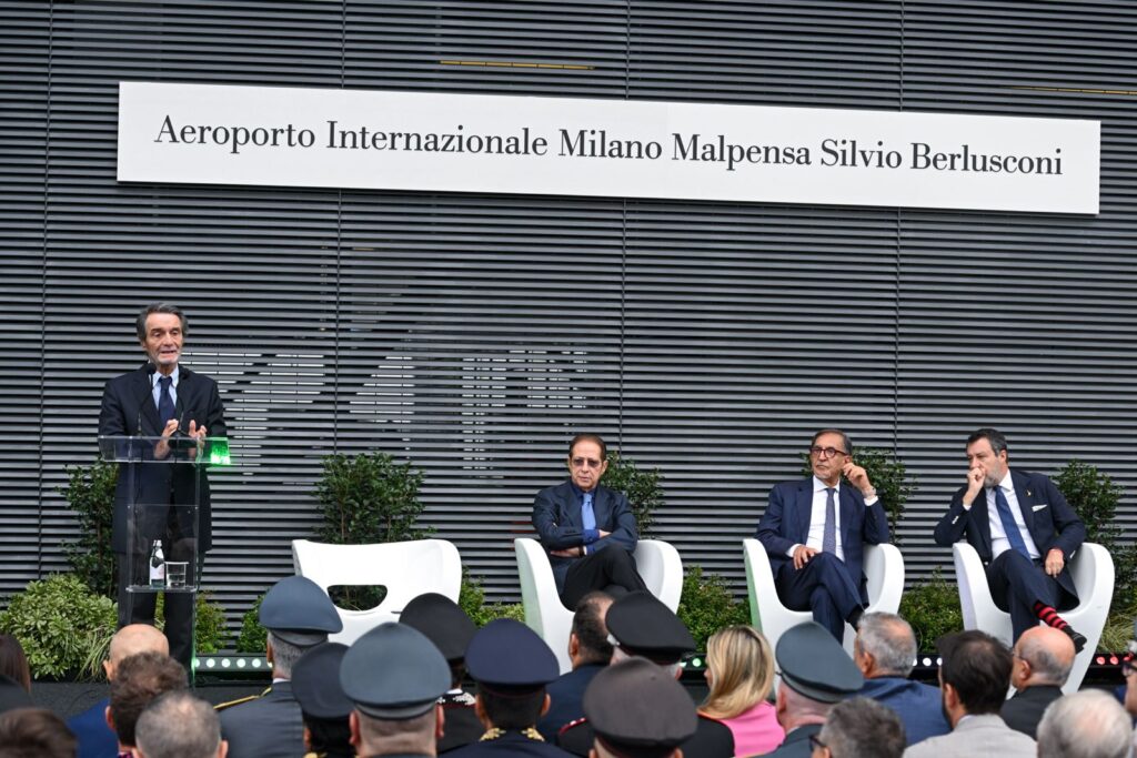 Malpensa intitolazione aeroporto a Silvio Berlusconi