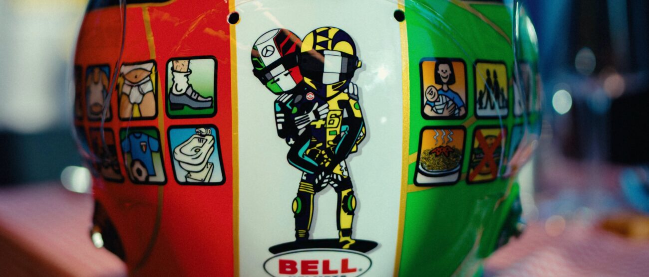 F1 Gp Monza 2026 casco Kimi Antonelli Vale Rossi