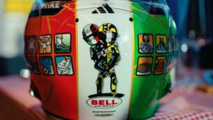 F1 Gp Monza 2026 casco Kimi Antonelli Vale Rossi