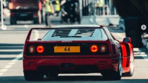 F1 Monza Gp Italia 2026 F40 Hamilton arrivo autodromo - foto Scuderia Ferrari