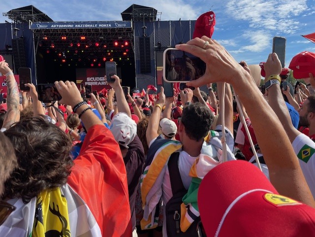 F1 Monza Gp Italia 2026 Fanzone Ferrari foto Redaelli